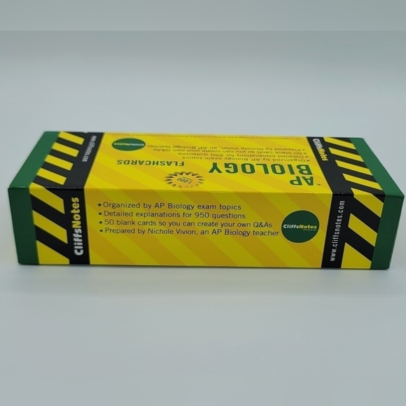 AP Biology Flash Cards Cliffs Notes # 756 - Picture 3 of 10